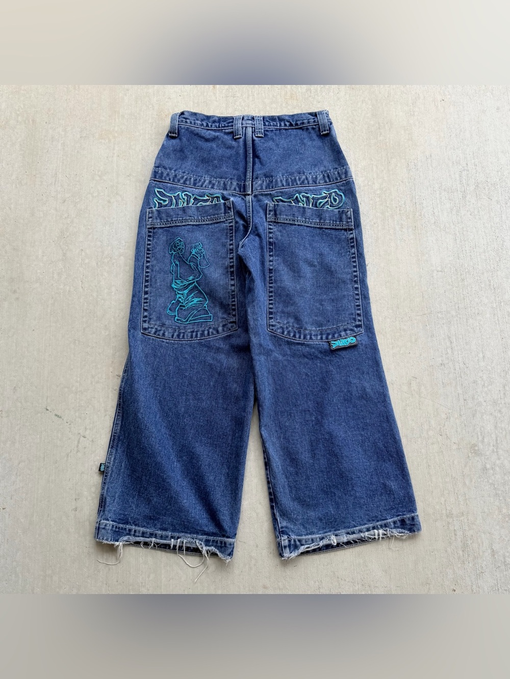 Vintage JNCO Jeans Artistical Uprising 32 Baggy Wide Leg 90s Skater
